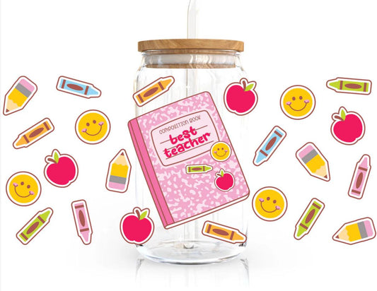 Teacher Appreciation Glass Cups