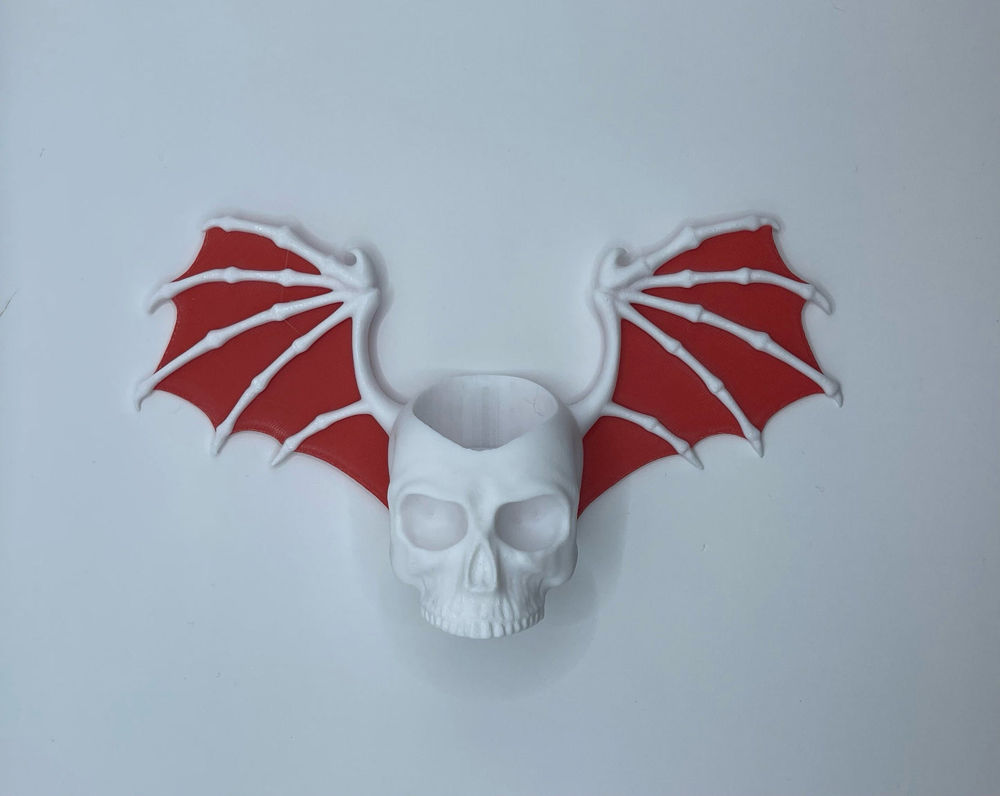 Skull-Bat Wall-Mounted Figurine/Lantern
