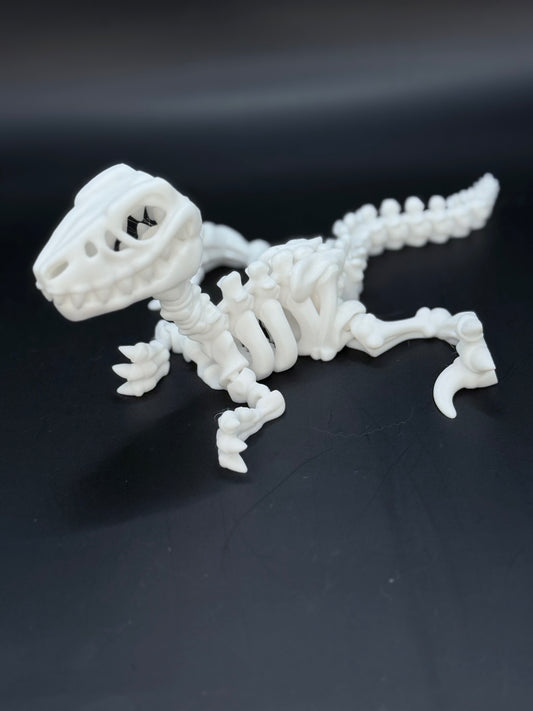 Velociraptor Skeleton Figurine/Toy