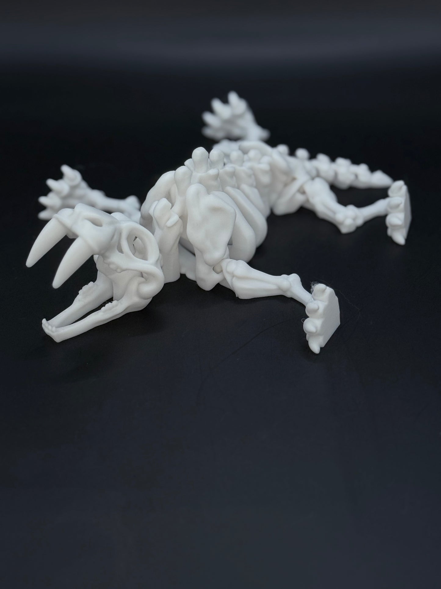Sabertooth Skeleton Figurine/Toy