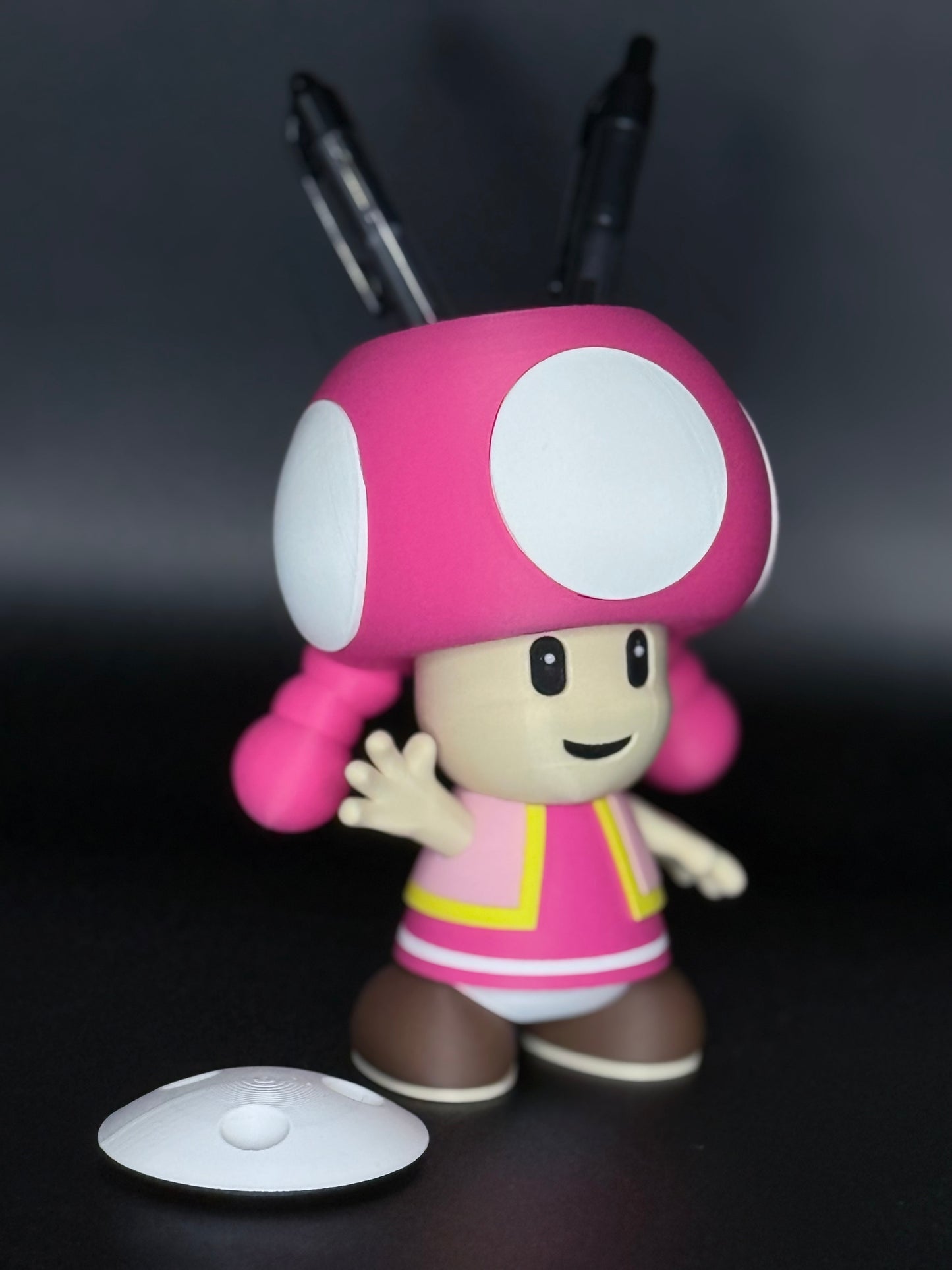 Toad and Toadette Pen Holders