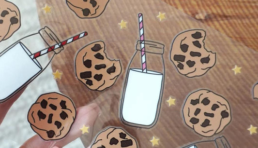 Milk & Cookies Glass Cup