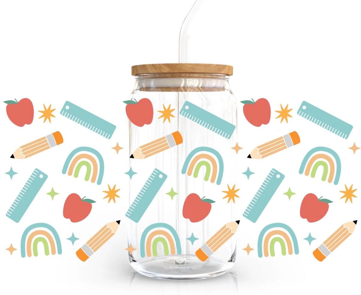 Teacher Appreciation Glass Cups