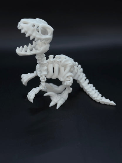 Velociraptor Skeleton Figurine/Toy