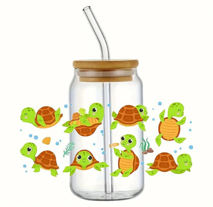 Turtle Glass Cups