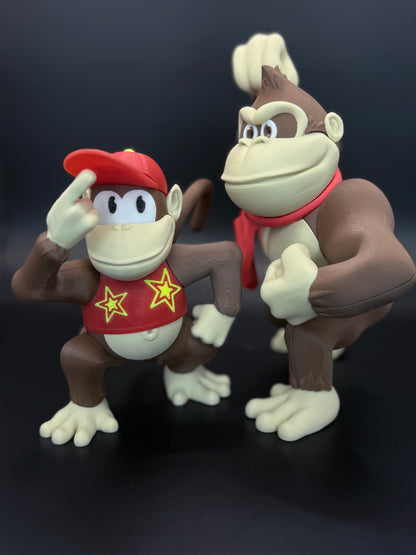 Donkey & Diddy Kong Figurine/Toy