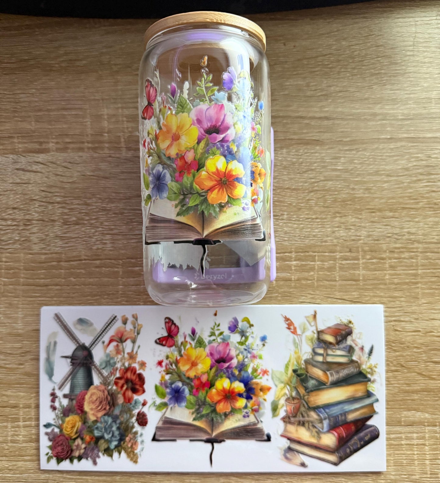 Vintage Books Glass Cups