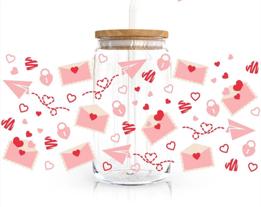 Valentine’s Day Glass Cups
