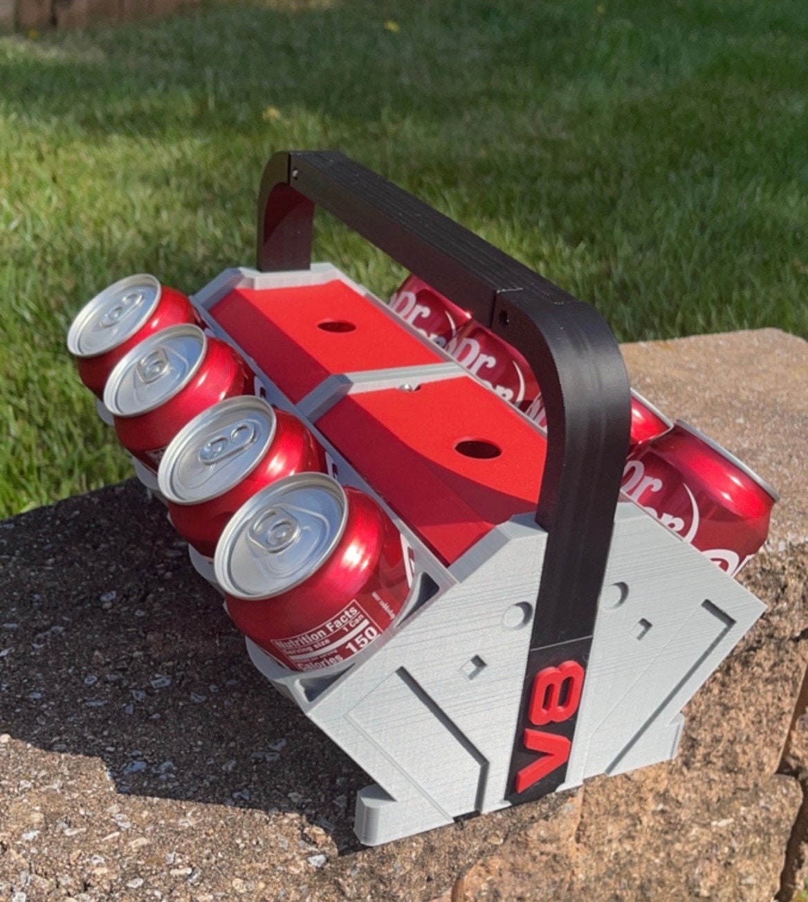 V8 Engine Block Can Cooler