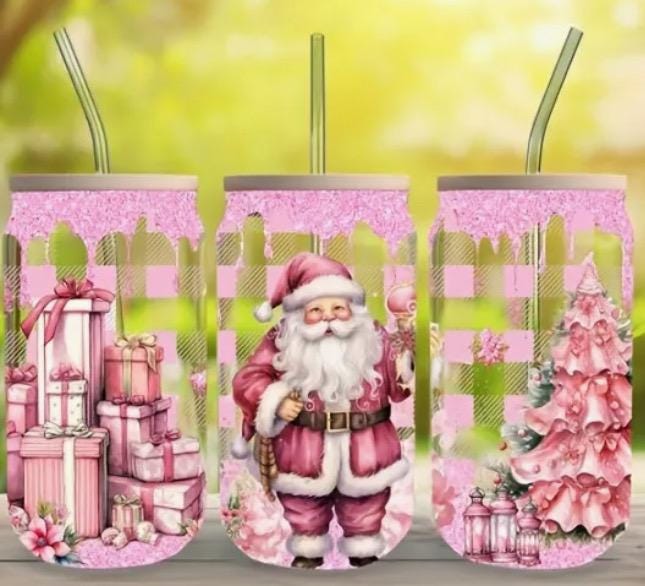 Christmas Glass Cups