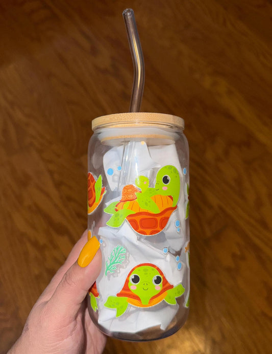 Turtle Glass Cups