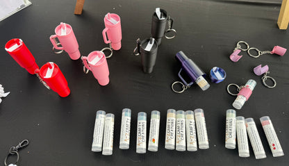 Lip Balm Holder Keychain