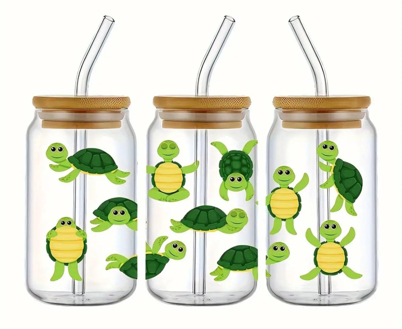 Turtle Glass Cups