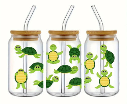 Turtle Glass Cups