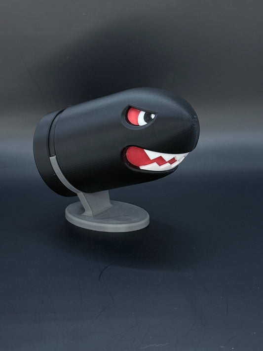 Bullet Bill Storage Figurine/Toy