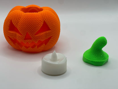 Pumpkin/Jack-o-Lantern Figurine/Lantern