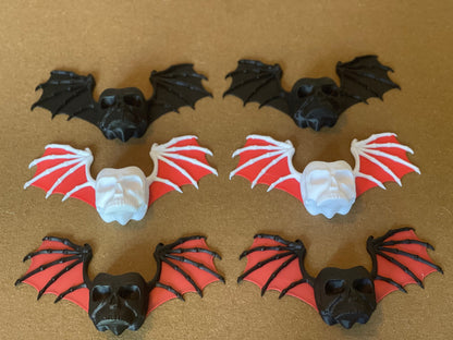 Skull-Bat Wall-Mounted Figurine/Lantern