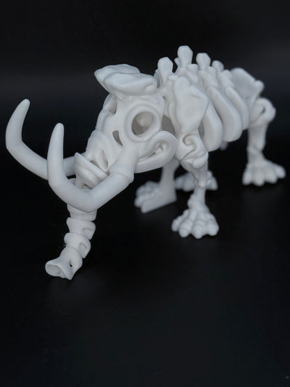 Mammoth Skeleton Figurine/Toy