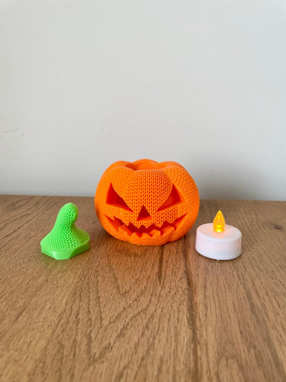Pumpkin/Jack-o-Lantern Figurine/Lantern