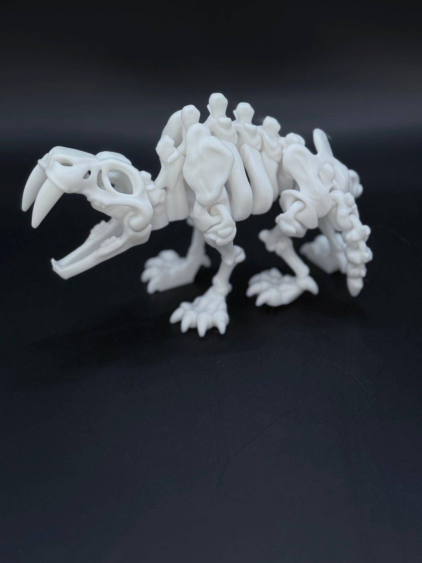 Sabertooth Skeleton Figurine/Toy