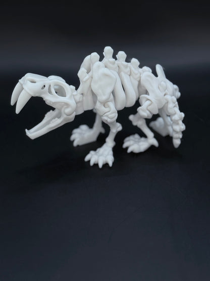 Sabertooth Skeleton Figurine/Toy