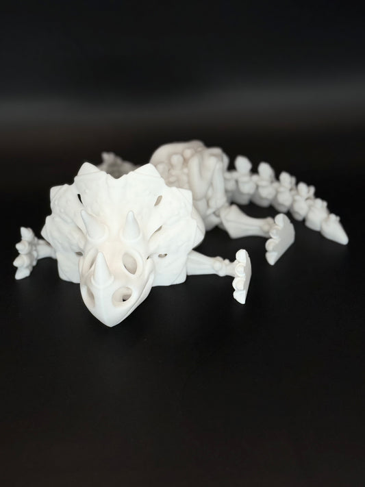 Triceratops Skeleton Figurine/Toy