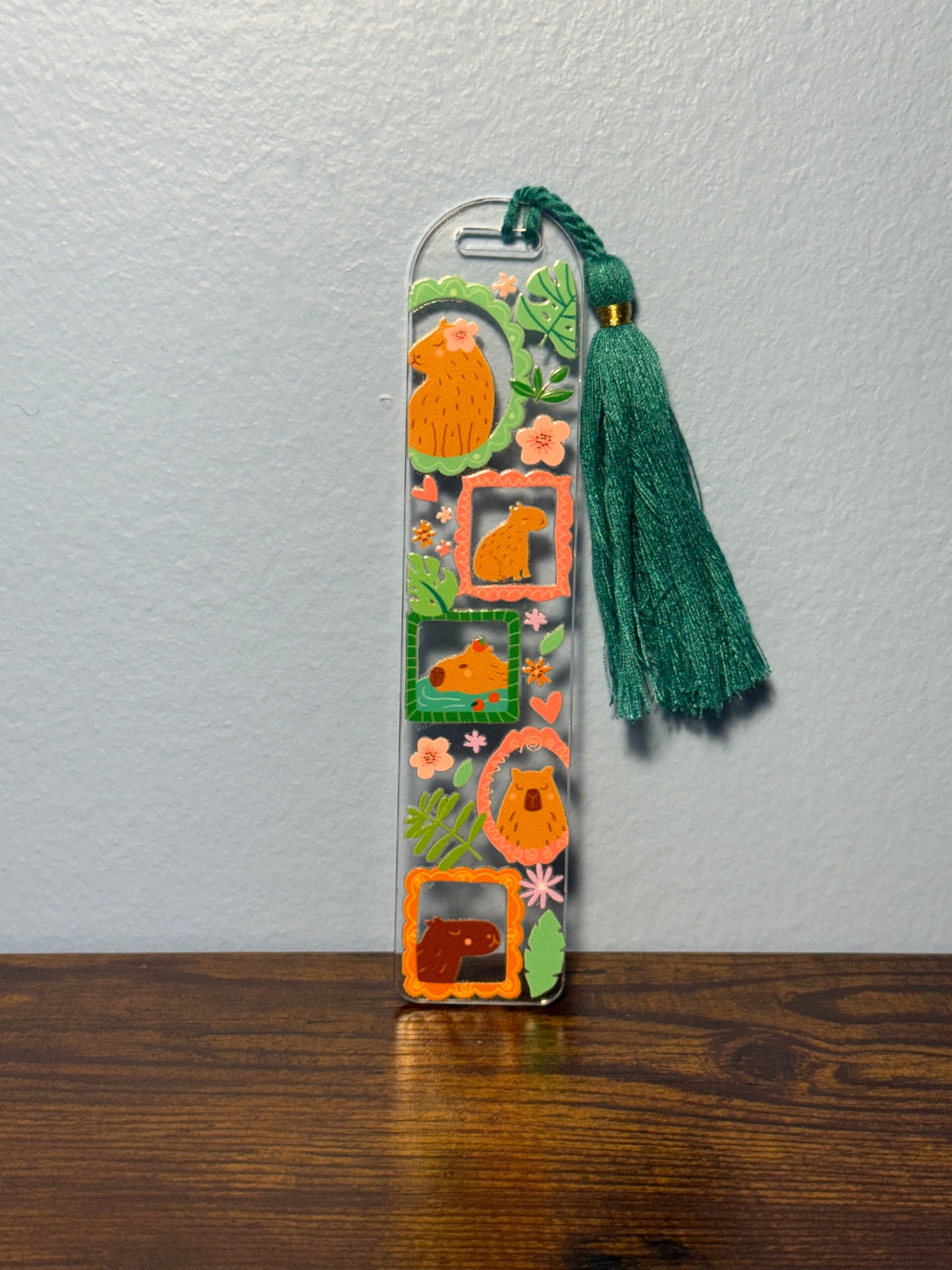 Tropical Capybara Bookmark