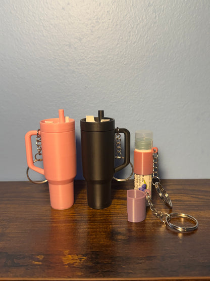 Lip Balm Holder Keychain