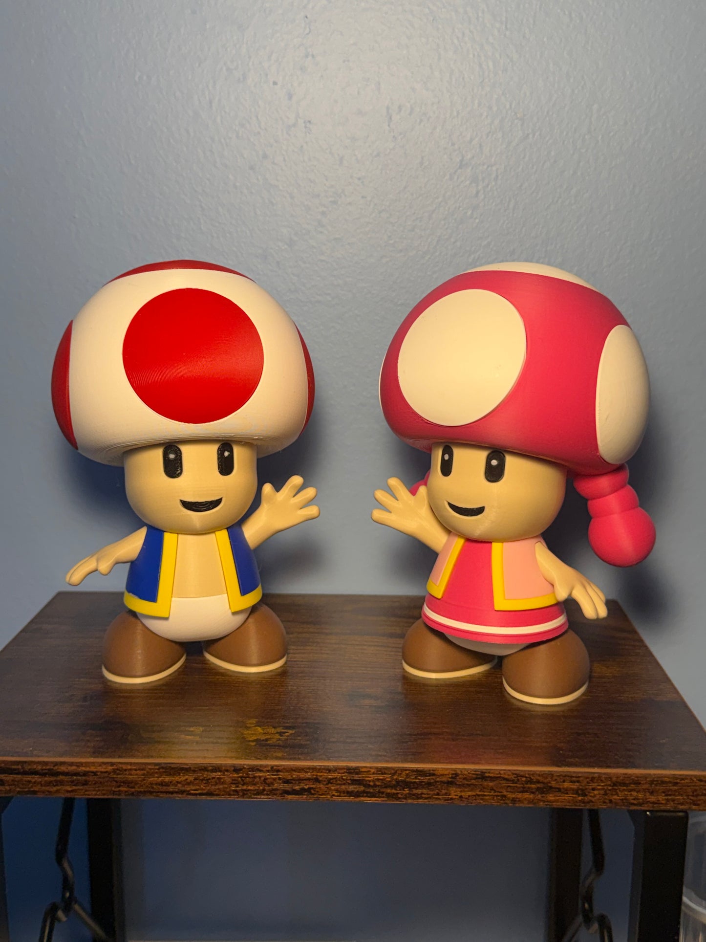 Toad and Toadette Pen Holders