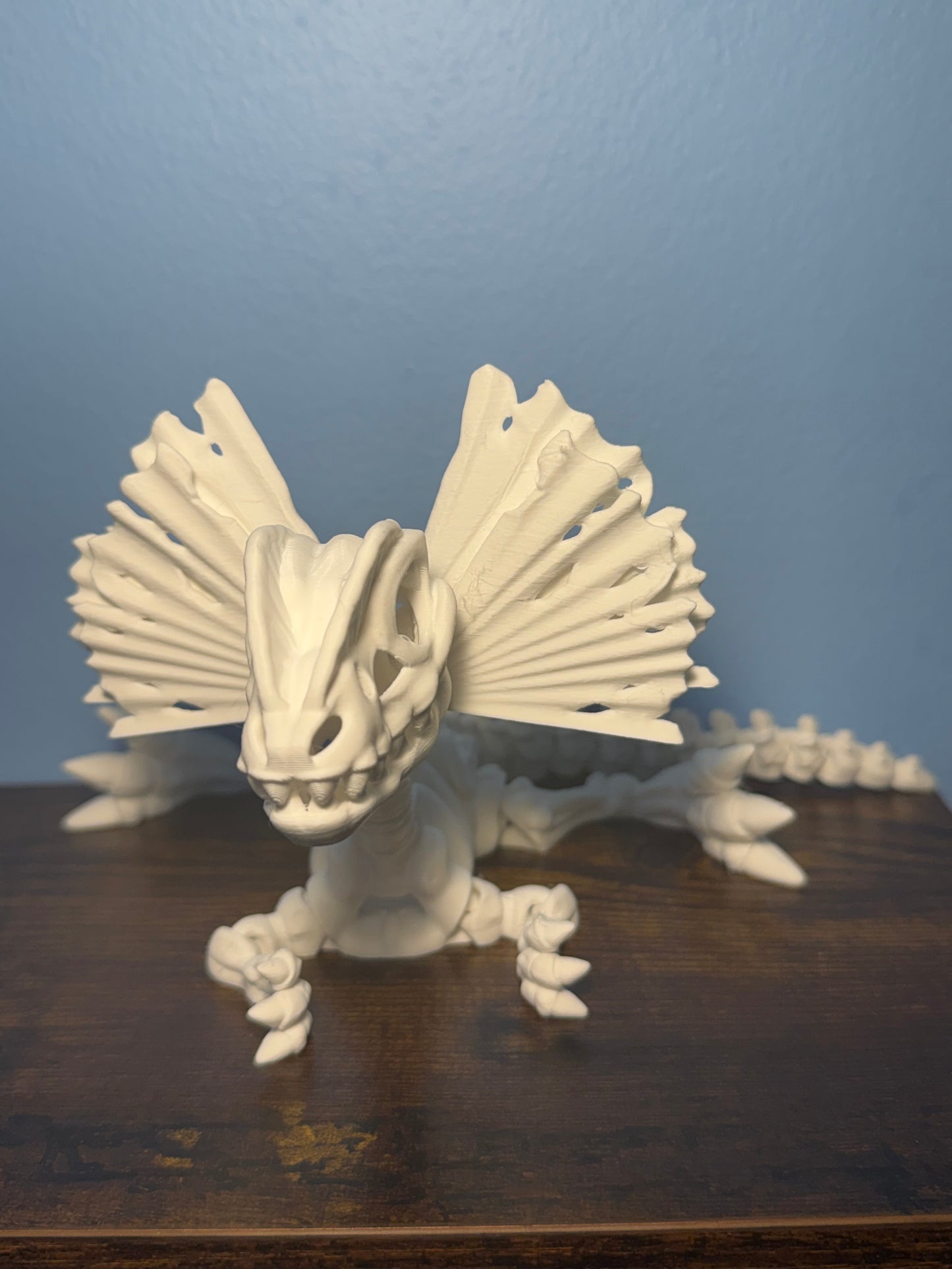 Dilophosaurus Skeleton Figurine/Toy