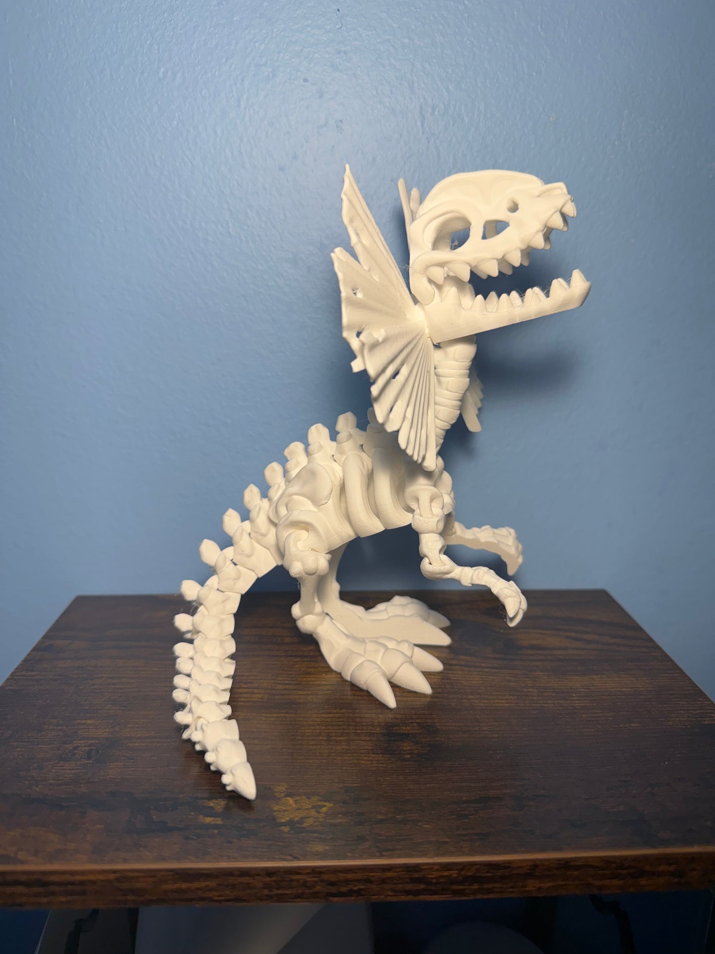 Dilophosaurus Skeleton Figurine/Toy