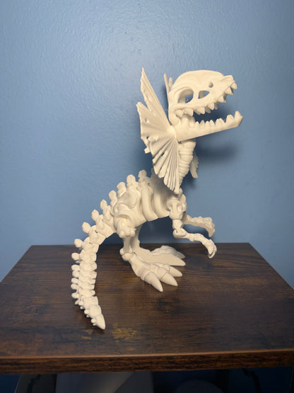 Dilophosaurus Skeleton Figurine/Toy