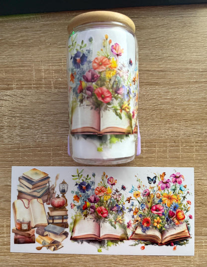 Vintage Books Glass Cups