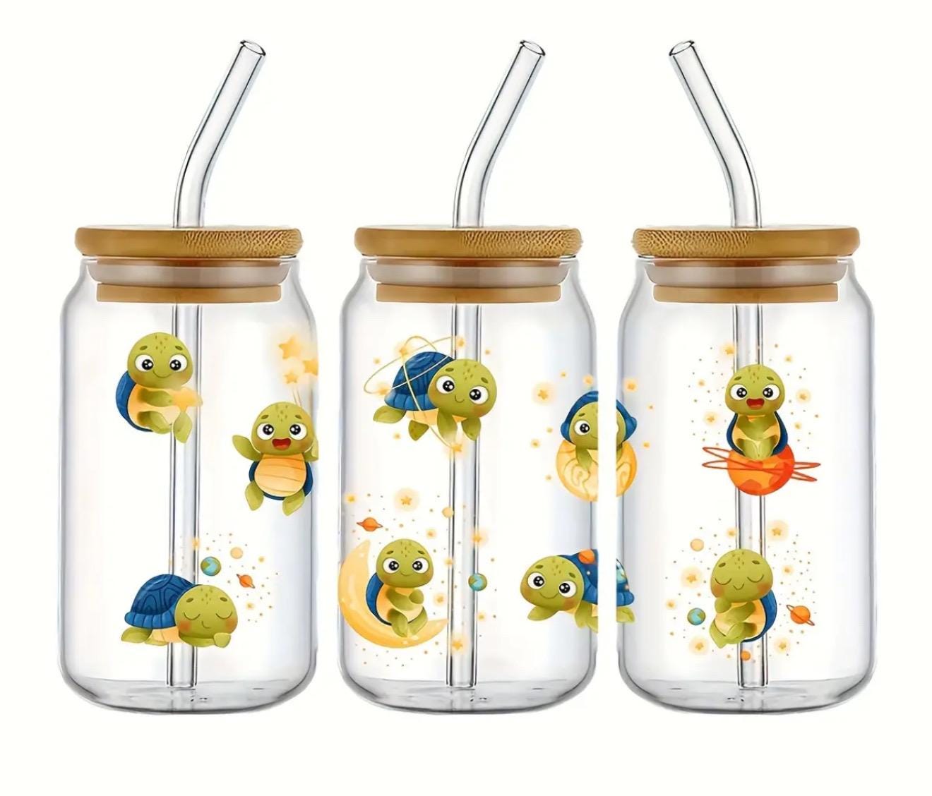 Turtle Glass Cups