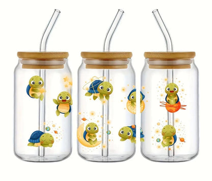 Turtle Glass Cups