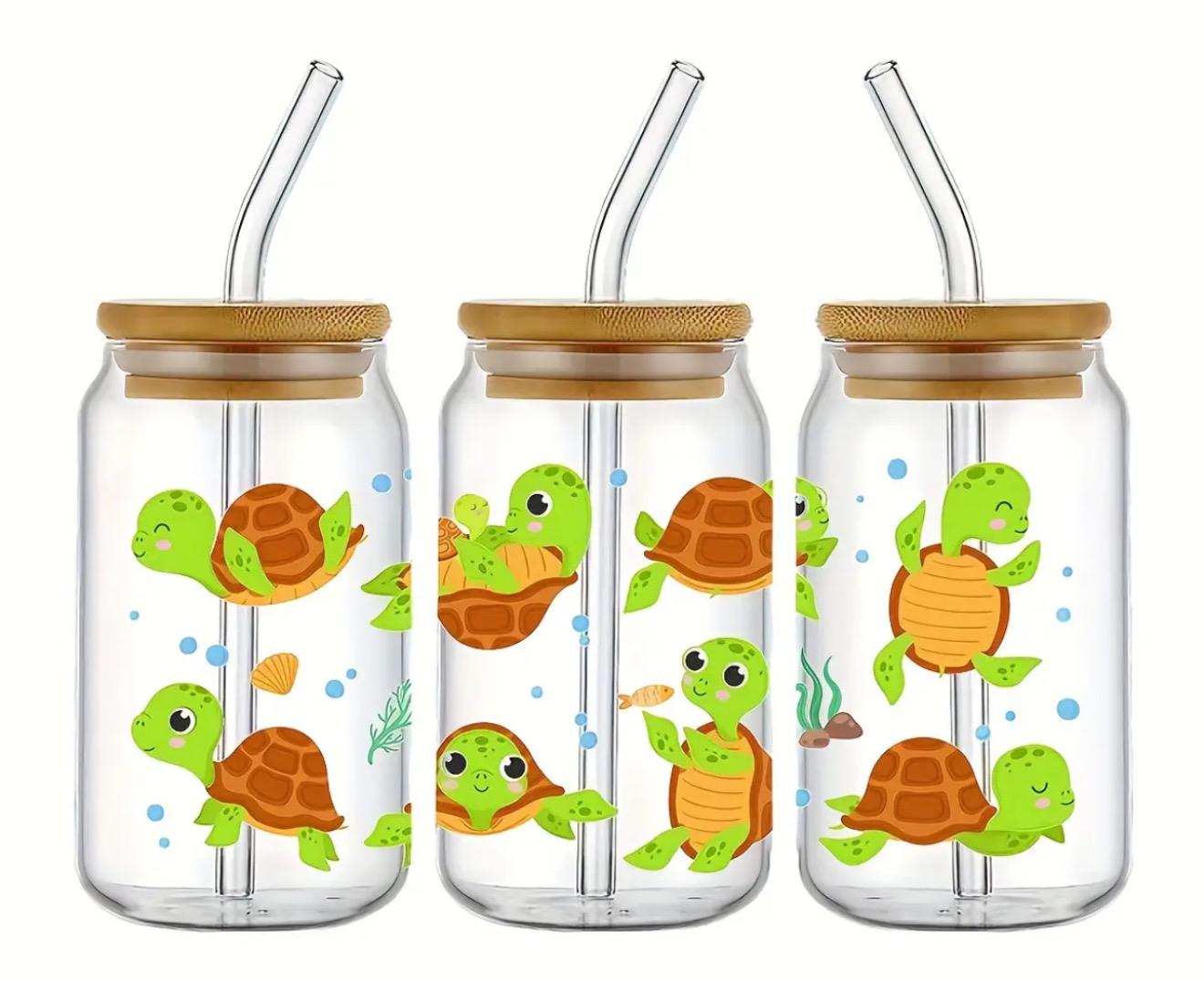 Turtle Glass Cups