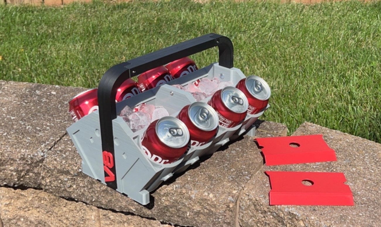 V8 Engine Block Can Cooler