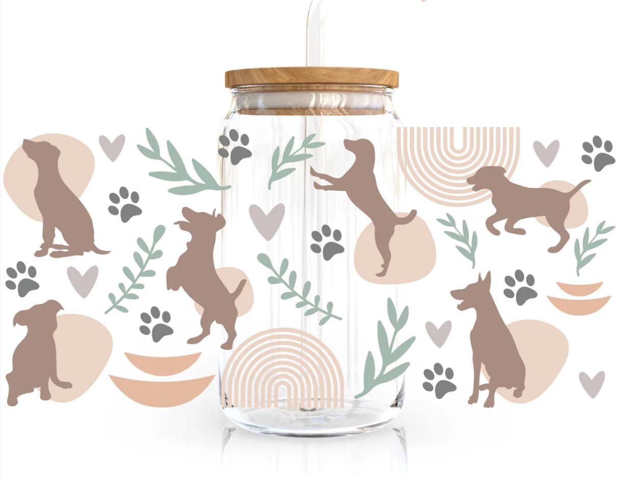 Boho Animal Glass Cups