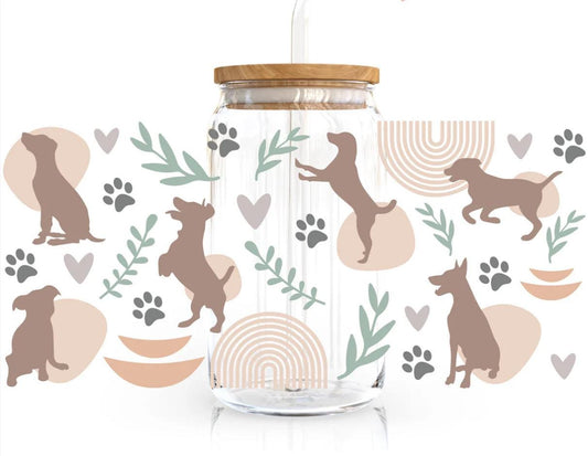 Boho Animal Glass Cups