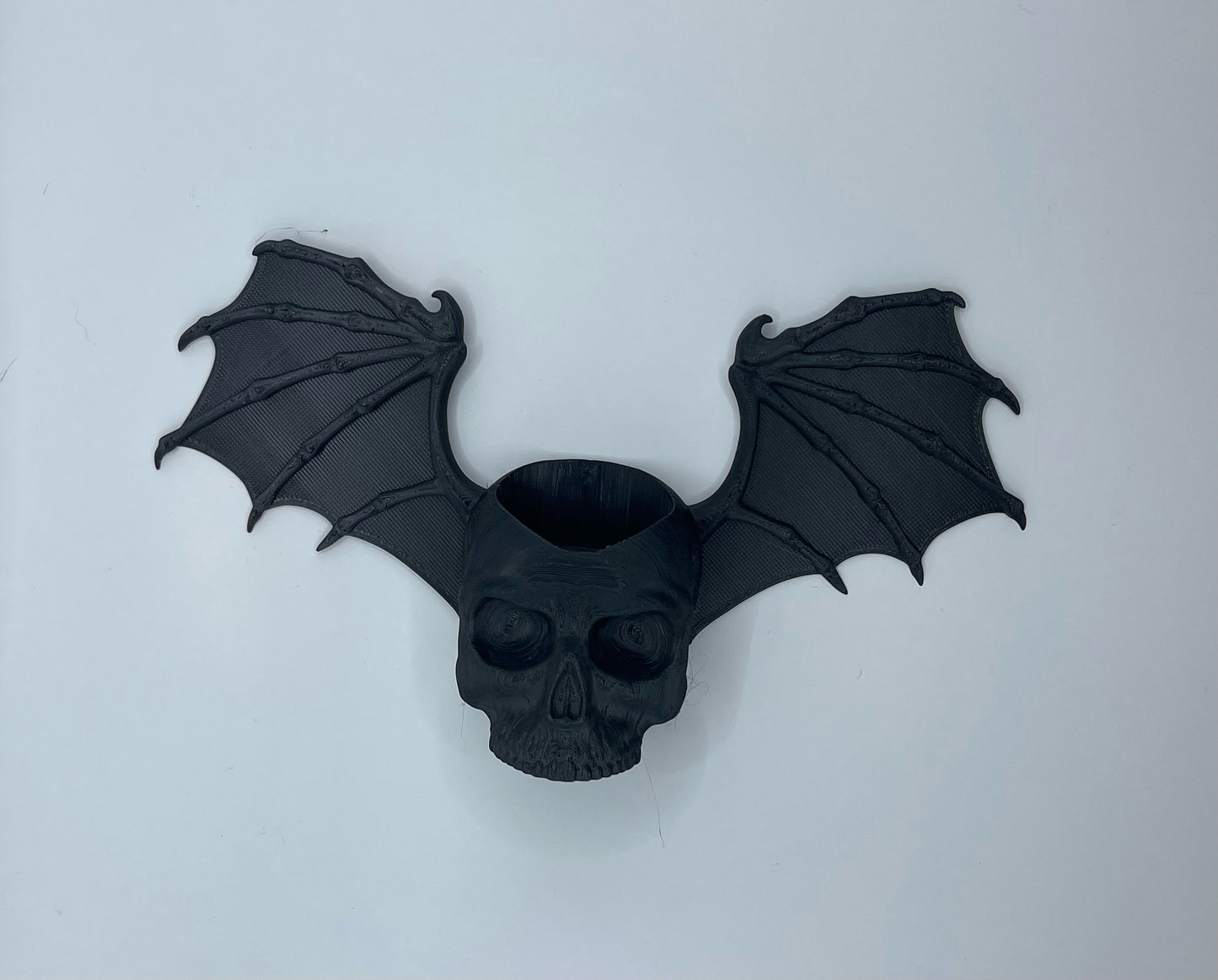 Skull-Bat Wall-Mounted Figurine/Lantern