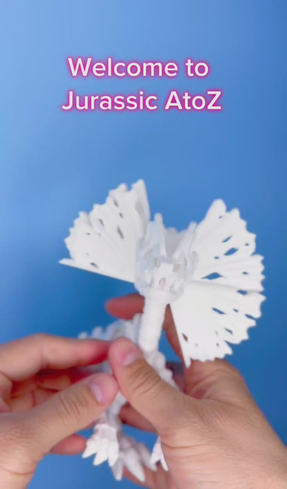 Dilophosaurus Skeleton Figurine/Toy